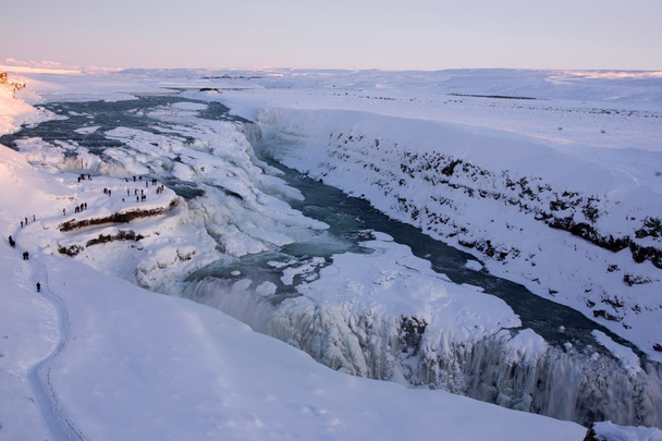 Gullfoss op IJsland - Foto, afbeelding