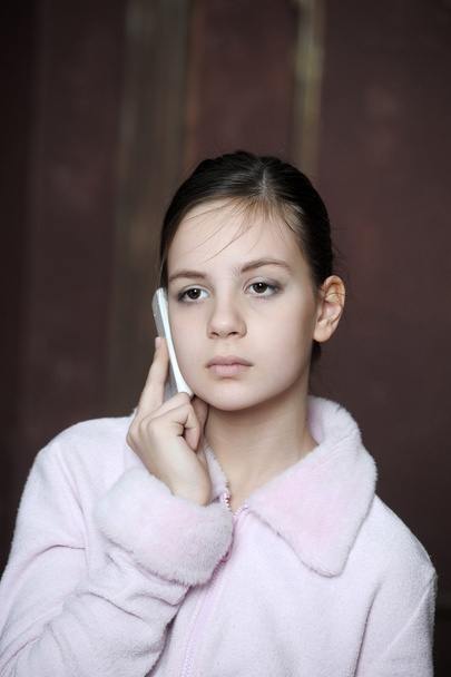 Girl with phone - Valokuva, kuva