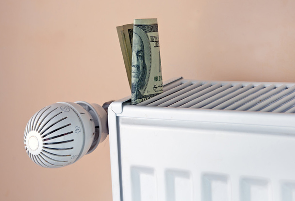 Θερμοστάτης με χρήματα - Φωτογραφία, εικόνα
