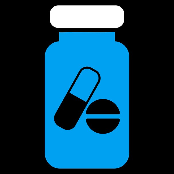 Drugs Phial Icon - Vector, imagen