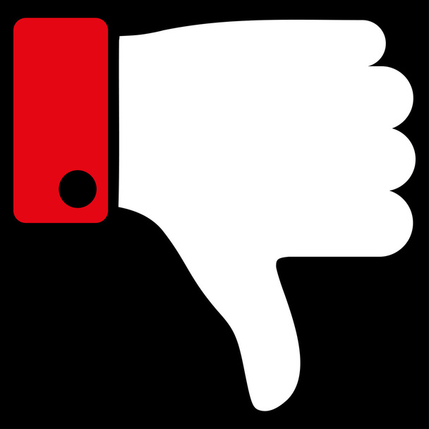 Thumb Down Icon - Vector, afbeelding