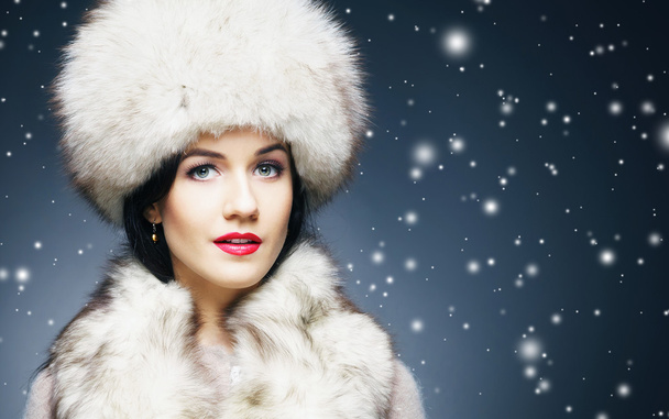 Nő az orosz téli ruhák - Fotó, kép