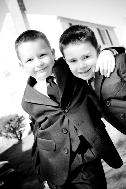 zwei glückliche junge Jungen - Foto, Bild