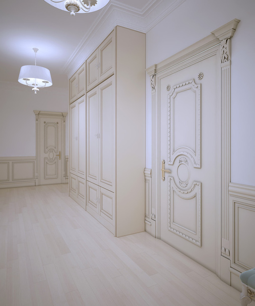 Světlý design klasických koridoru - Fotografie, Obrázek