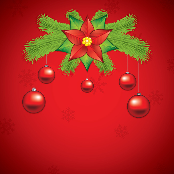 Vánoční hvězda dekorace pozadí - Vektor, obrázek