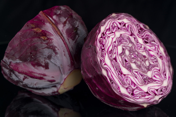 Closeup of red cabbage - Valokuva, kuva