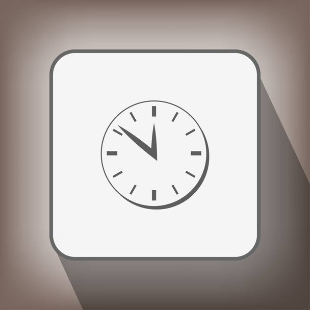 Pictograph of  clock icon - Vector, imagen