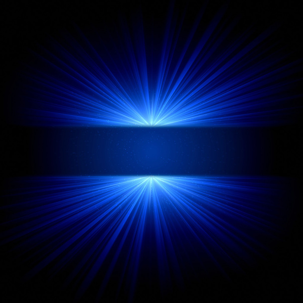 Lumière bleue et points
 - Photo, image