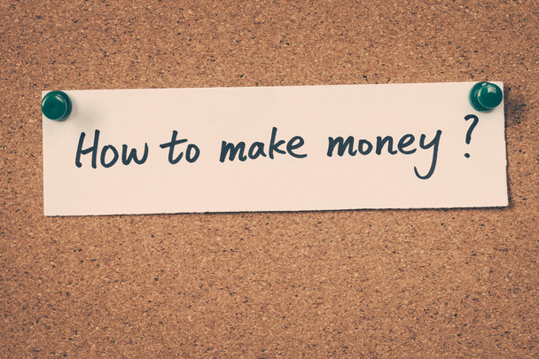 Hoe om geld te verdienen - Foto, afbeelding