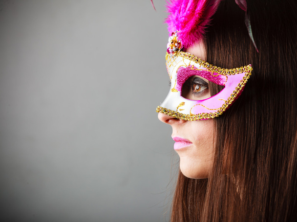 Woman in carnival mask. - Фото, зображення