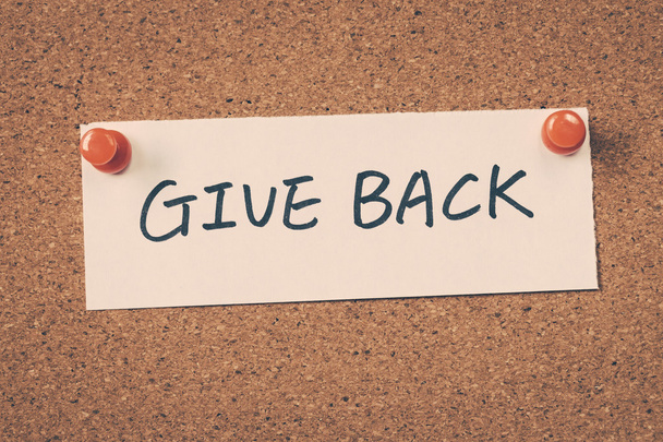 give back note - Photo, Image