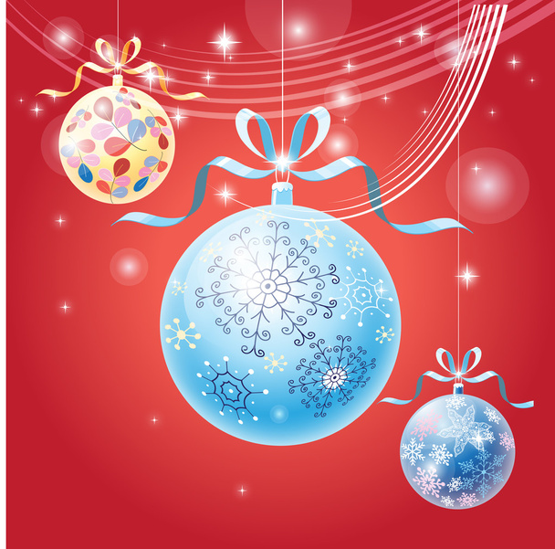 Beautiful vector illustration Christmas - Vector, Image