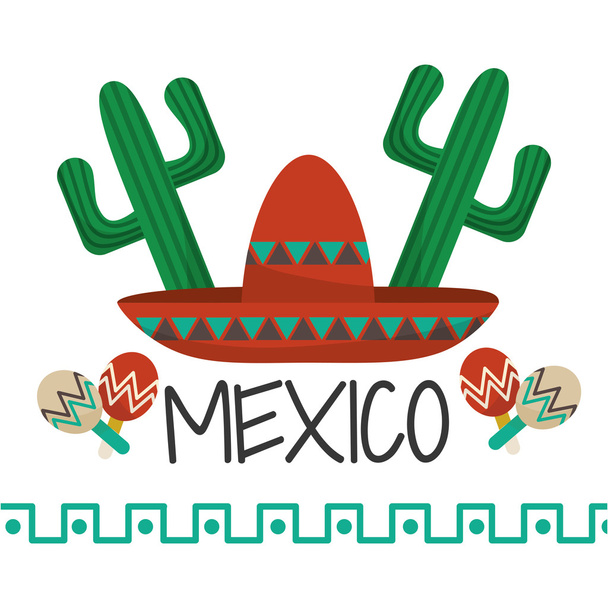 Культурный дизайн Мексики
 - Вектор,изображение
