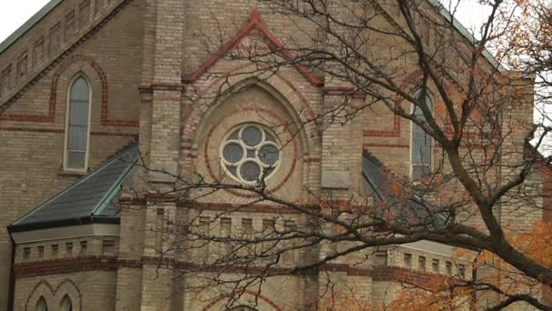 Nahaufnahme der presbyterianischen Kirche von Reichmond Hill - Filmmaterial, Video