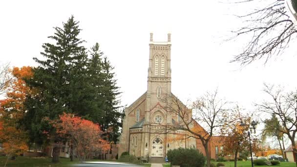Richmond Hill Presbyterian Church. Wide shot - Footage, Video