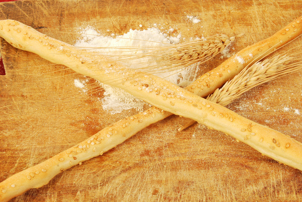 Breadsticks with sesame seeds 008 - Photo, Image
