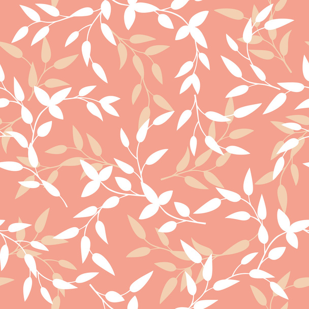 Leaf illustration pattern - Vecteur, image