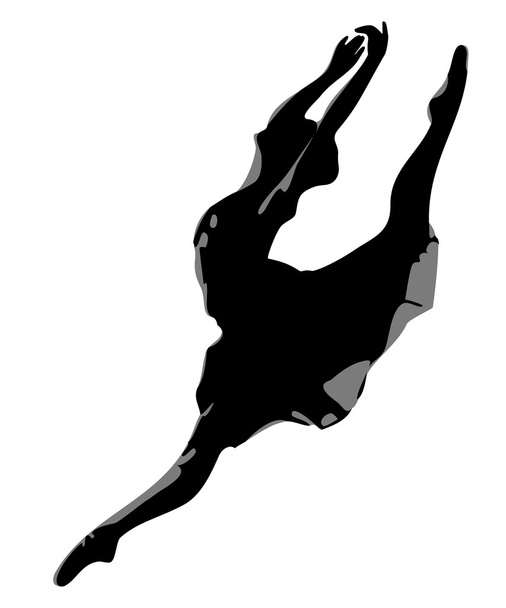 Ballerina - Vektori, kuva