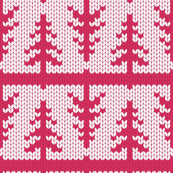 Patrón de punto sin costura de Navidad
 - Vector, Imagen