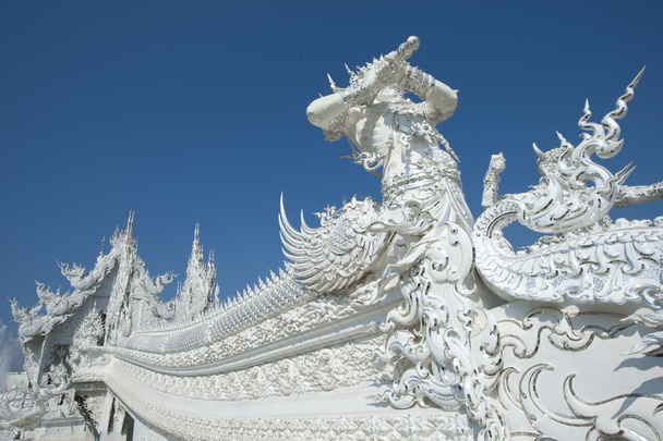 fehér templom chiang rai, Thaiföld - Fotó, kép