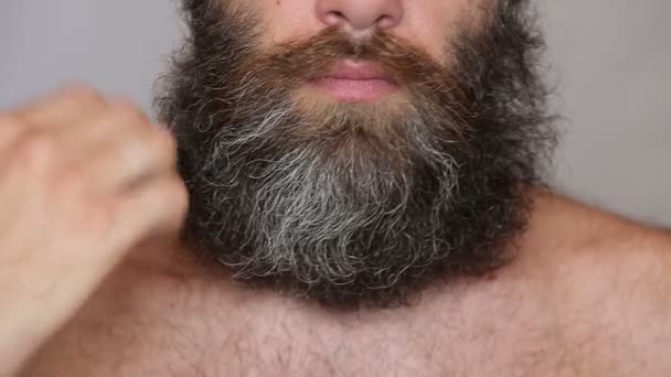 Lush Beard and Mustache - Footage, Video