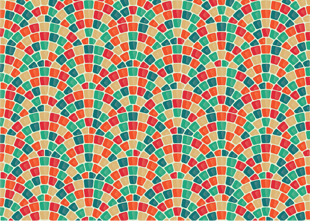 Kolorowy wzór mozaiki - Wektor, obraz