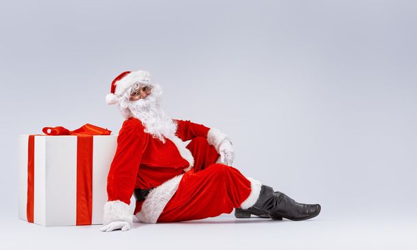 Śmieszny Święty Mikołaj - Zdjęcie, obraz