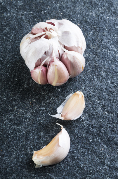 garlic bulb close up - Фото, изображение