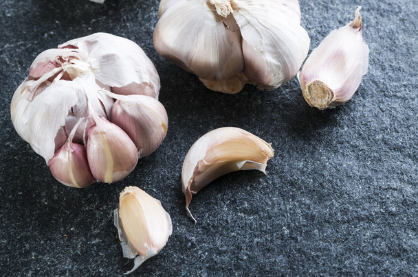 garlic bulbs close up - Photo, Image