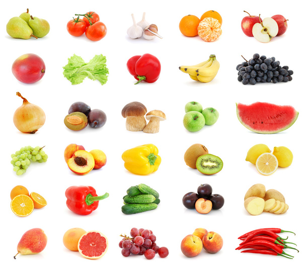 Fruits and vegetables - Фото, изображение