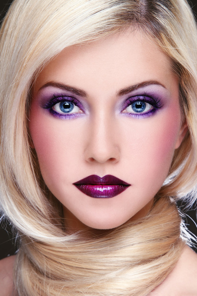 Violet makeup - Valokuva, kuva