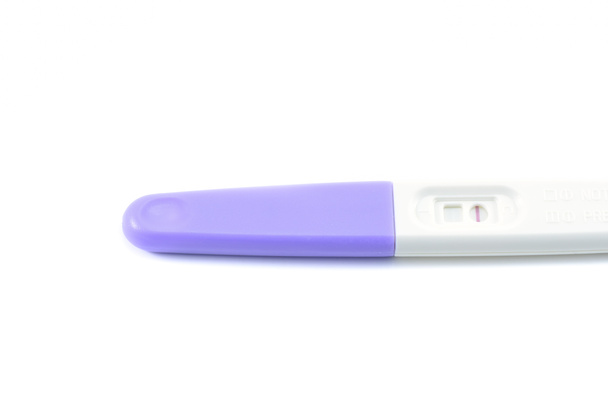 um teste de gravidez
 - Foto, Imagem