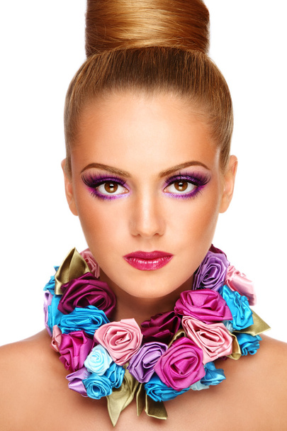 Violet make-up - Foto, Imagem
