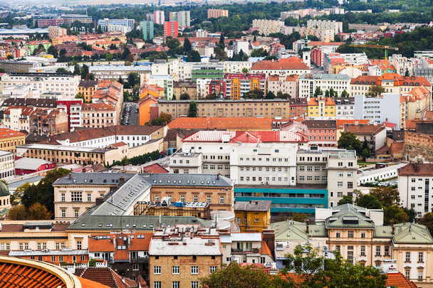 über dem Blick auf die Stadt Brno, Tschechien - Foto, Bild