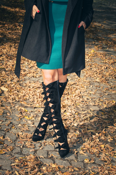 high heels boots - Photo, Image