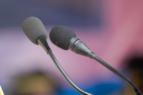 Vokální mikrofon v etapě - Fotografie, Obrázek