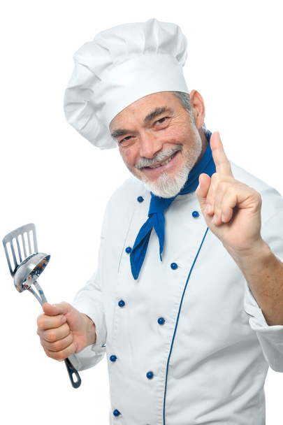 Portrait of a handsome chef - Foto, Imagem