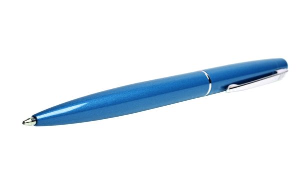Ball point pen on a white background - Φωτογραφία, εικόνα