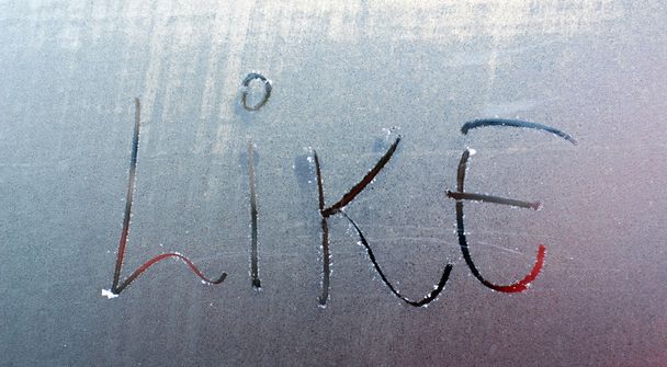 Text on a morning frost - Photo, Image
