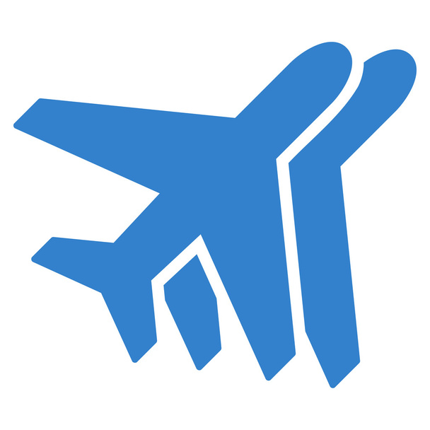 Letecké společnosti ploché ikony - Vektor, obrázek
