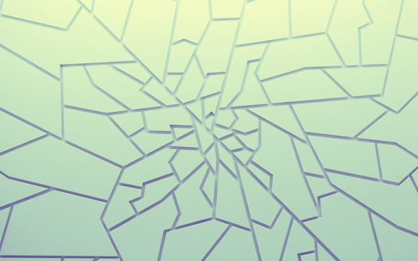 Γεωμετρική χρώμα ταπετσαρία αφηρημένη πολύγωνα, ως ρωγμή του τοίχο - Φωτογραφία, εικόνα