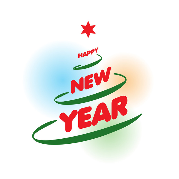 Logo für das neue Jahr - Vektor, Bild