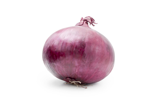 One red onion isolated - Photo, Image