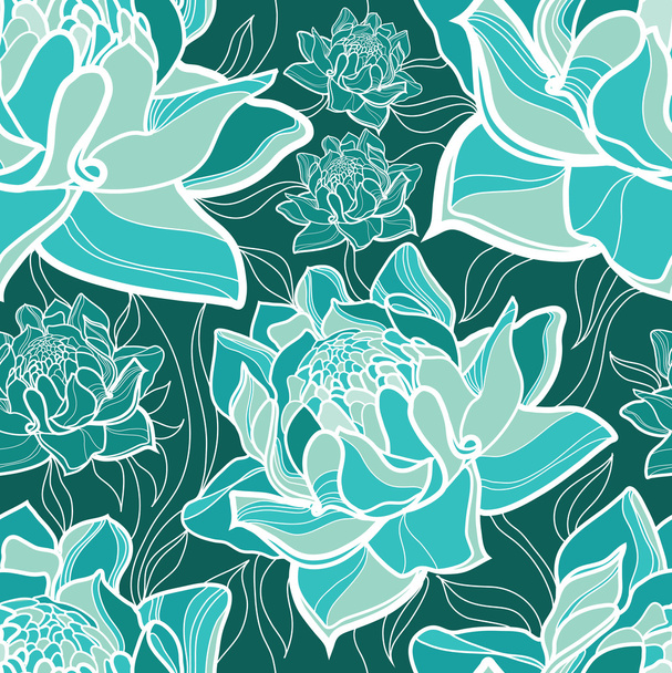 vector floral pattern - Vektor, obrázek