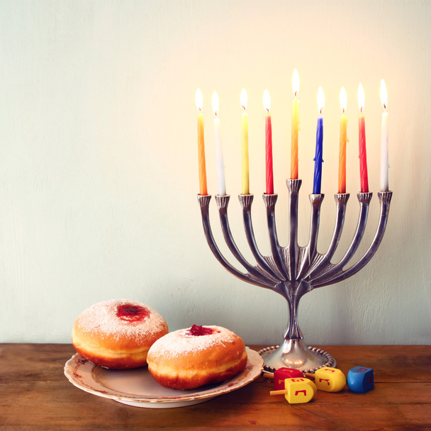 jewish holiday Hanukkah - Фото, изображение