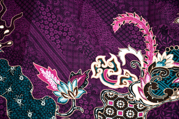 gedetailleerde patronen van Indonesië batik doek - Foto, afbeelding