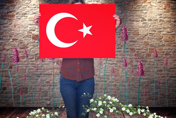 Bandera turca, Turquía, Diseño de la bandera
 - Foto, imagen