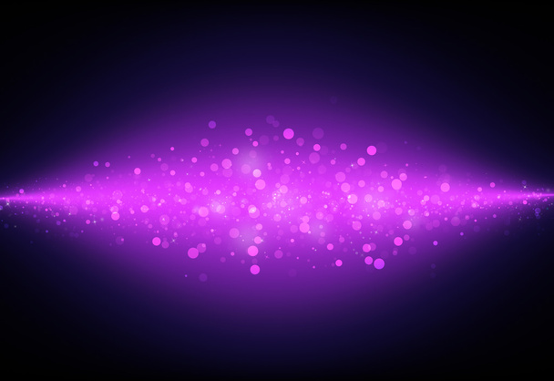 Paarse glitter galaxy sparkle intreepupil stralen lights bokeh abstra - Foto, afbeelding