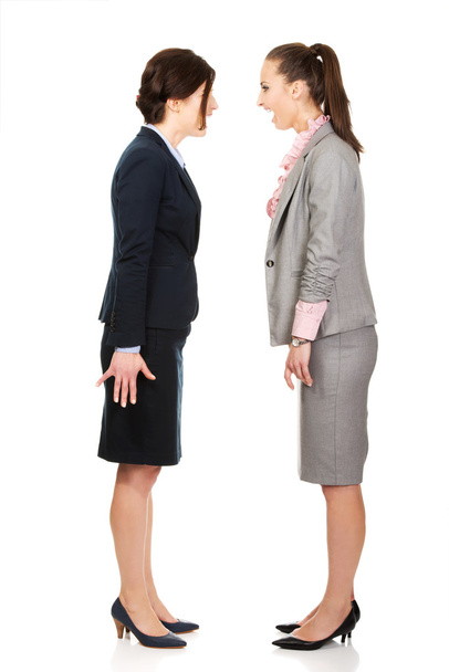Angry businesswomans screaming at each other. - Photo, Image