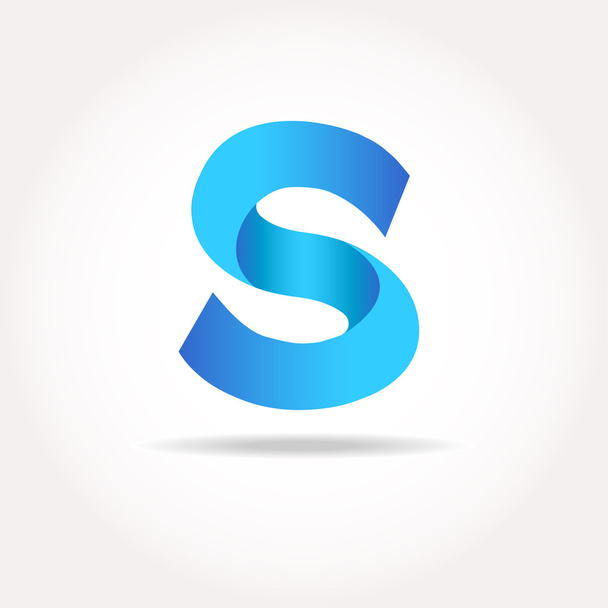 Litera S jasne kolory logo - ilustracja wektorowa, łatwo można edytować swój projekt. Logo firmy - Wektor, obraz